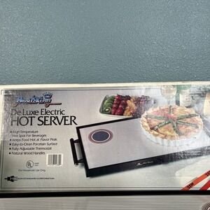 Vintage Broil King De Luxe Electric Hot Server - Tray Model - W/ Box - Works